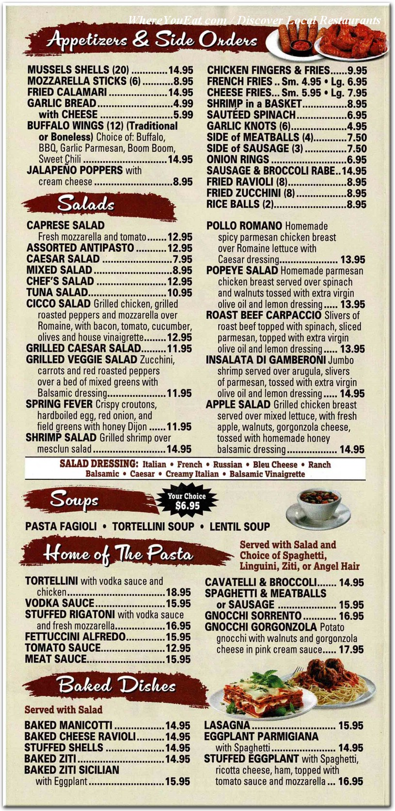 Our Menu